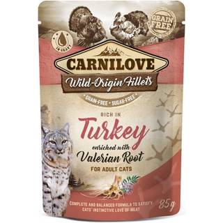 Carnilove Cat Pouch Kalkun & Baldrian - 85 g