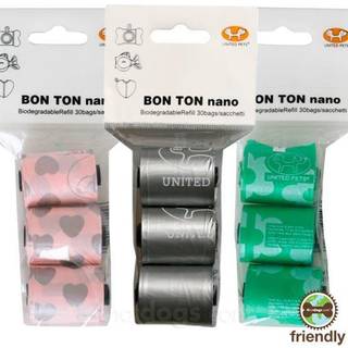 Hygiejneposer United Pets Bon Ton Nano Hund Lilla (3 x 10 poser)