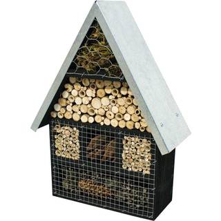 Care bird insekt hotel b sort med zinktag 38x50x14cm - På lager i butik