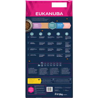 EUKANUBA Adult Small Breed kylling 3 kg / 12 kg - 12 kg