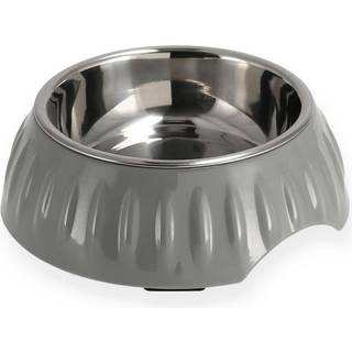 Dogman Retro Mad- og Vandskål Grå Lille 160ml 14x4.6cm