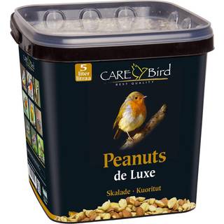 Afskallede jordnødder til havens vilde fugle. Care-Bird &quot;Peanuts De Luxe&quot; 5 ltr.