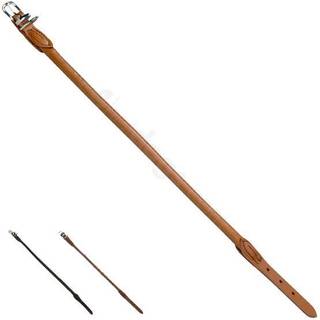 HUNTER Læder rund halsbånd Petit Elg 24-27 cm 6 mm bred sort