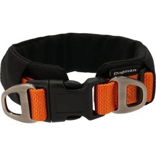 Dogman Emmi Polstret Halsbånd Justerbar Orange XS (32mm x 34-55cm)