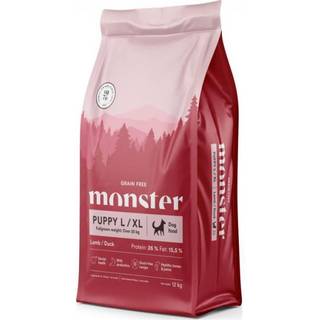 Monster Kornfri Hvalp Large & XL Lam & And - 2 kg