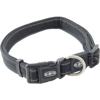 BUSTER Mesh halsbånd refleks 27 - 40 cm 20 mm sort