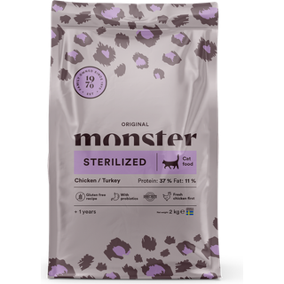 Monster Cat Original Sterilized Chicken & Turkey - 2 kg