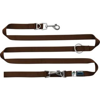 Curli Adjustable leash nylon 200x2 cm brown
