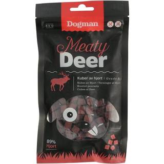 Hundegodbidder Kuber av Hjort 80g Dogman