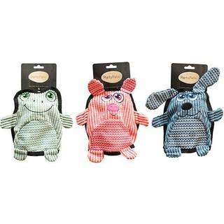 Party Pets Manchester Friends – Sjovt hundelegetøj med piv (20 cm), variant Lyserød gris