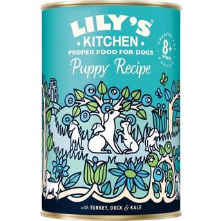 Lily´s Kitchen vådfoder, Puppy Recipe Turkey & Duck - 400g.