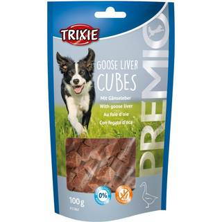 Trixie PREMIO Goose Liver Cubes Dog Treats 100g