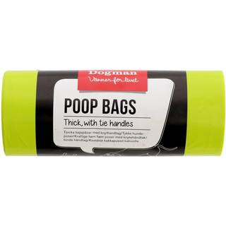 Dogman Hundeposer med hank 50-pack Lime