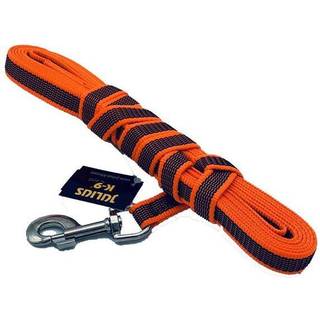 Julius-K9 Super-Grip Leash Orange-Gray 5m/20mm