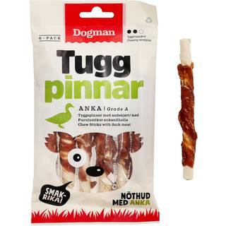 Dogman Tyggepinde, And - 6-pack 12cm