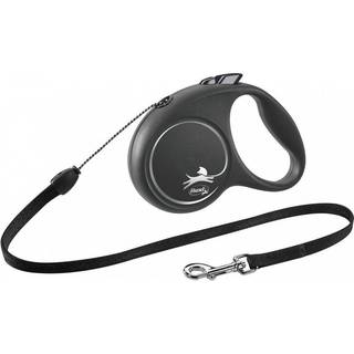 Flexi Black Design M leash 5 m 20 kg black