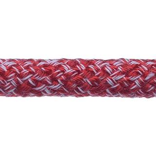 Tovværk i løbende meter Robline Sirius Grip, polyester-kerne, 32-flettet polyester-kappe, rød/hvid, Ø12 mm