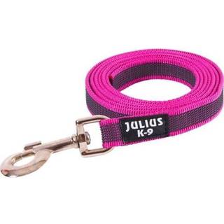Julius-K9 C&G - Super-grip leash rosa/grey 20mm/2.0m without handle