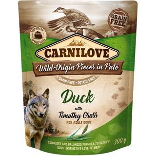 Carnilove Hundepose Paté And Med Timothy Grass - 300 g