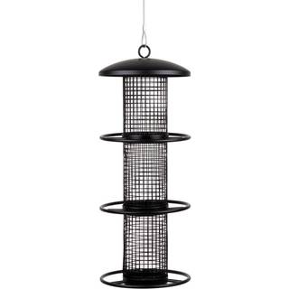 Care Bird foderautomat til nødder, sort, Ø14 x 36,5 cm