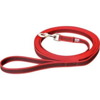 Julius-K9 C&G - Super-grip leash red/grey 20mm/10.0m with handle