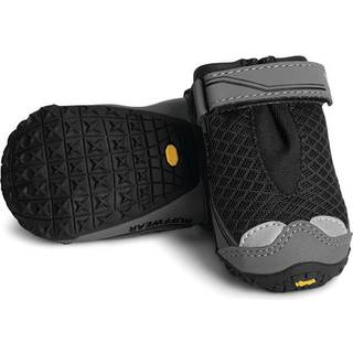 Ruffwear Grip Trex Dog Boots Outdoor Booties med gummis?ler til vandreture og l?b Obsidian sort 2,75 i