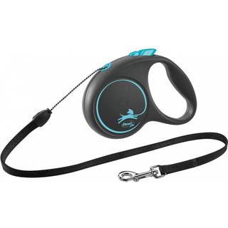 Flexi Black Design S leash 5 m 12 kg blue