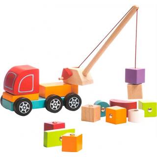 Cubika 13982 - Tr?kranbilb?rns konstruktionsspil. Mere 3 ?r