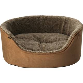Sherpa Hundeseng - Brun / 60x48 cm