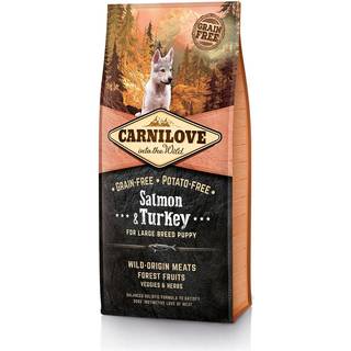 Carnilove Hund Hvalp Laks & Kalkun Stor Race - 12 kg