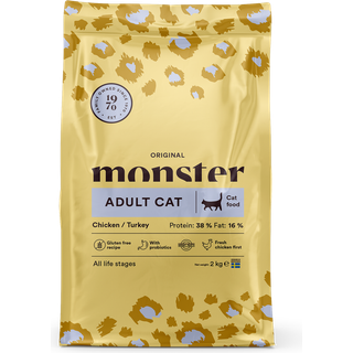 Monster Cat Original Adult Kylling Og Kalkun - 6 kg