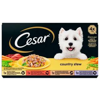 Vådfoder m. fjerkræ/grøntsager, okse/pasta, kalkun/okse & lam/ærter (På lager i varehus)