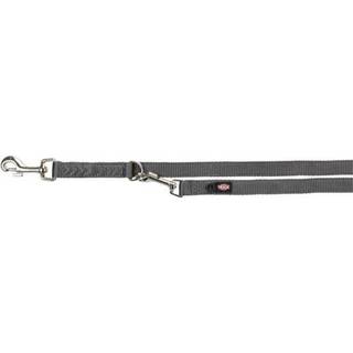 Trixie Premium adjustable lead double-layered M-L: 2.00 m/20 mm graphite