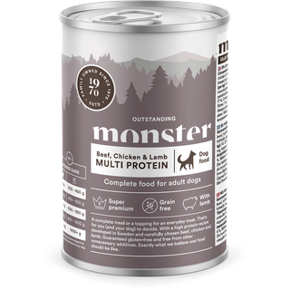 Monster Dog Multi Protein Beef, Chicken & Lamb - 400 g