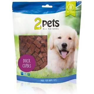 2pets Dogsnack Duck Cubes - 400 g