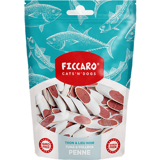 Ficcaro Tuna & Pollock Penne, 100g -