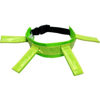 Reflekskrave med flakpar ALAC Jagtkrave Gul 45-55 cm