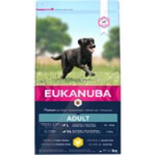 Eukanuba - tørfoder m. kylling til store hunderacer - 3 kg
