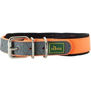 Hunter Halsband Convenience Comfort Hundehalsbånd størrelse 65 x 2,5 cm - für Halsumfang 52–60 cm farve orange