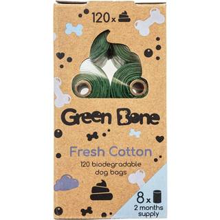 Green Bone 120 Pakker Med Lorteposer - Bomuld