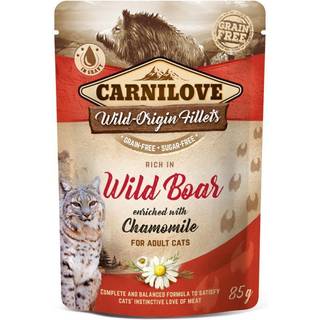 Carnilove Cat Pouch Vildsvin & Kamille - 85 g