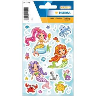 HERMA Stickers little mermaid Transpuffy