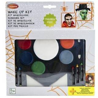 Halloween make-up sæt med 17 dele - multifarvet