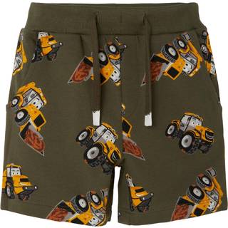 Name It Shorts Sweat Olive Night Jcb Traktor
