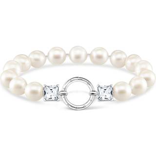 Thomas Sabo A2072-167-14 Damen-Armband Perlen Silber