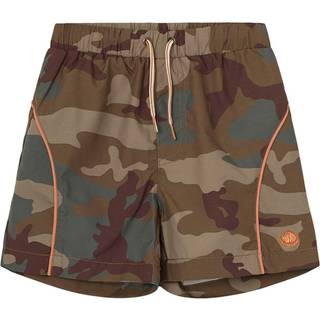 MINI A TURE Maki Badeshorts, Print Green Bay, 122-128