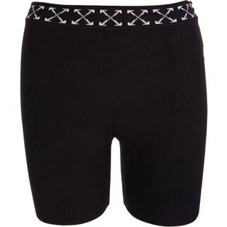 Off-White Kids Logo cotton jersey shorts - black - Y 10