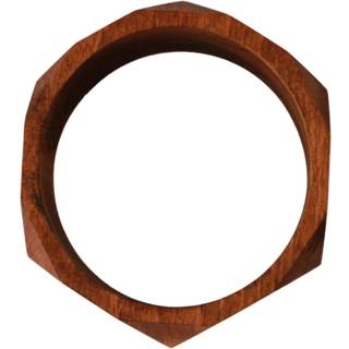 Costume National Chic Unisex Wooden Bracelet