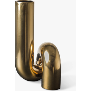 POLSPOTTEN Yourtube vase 37 cm Guld