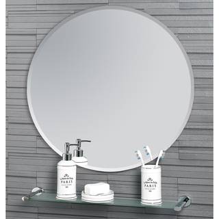 Showerdrape Showerdrape Fitzrovia Round Bathroom Mirror